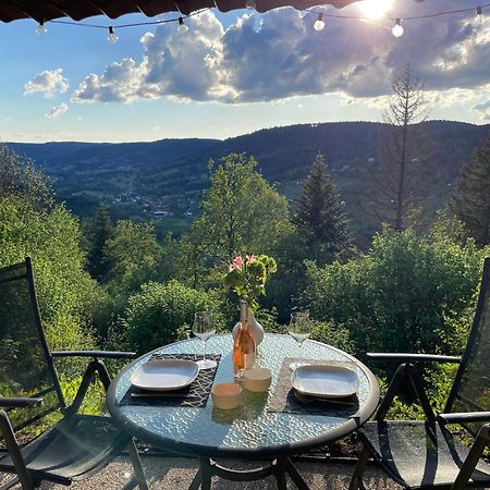 Le Gite Cozy De Bouvacote Avec Vue Panoramique Et Sauna Le Tholy Exterior photo